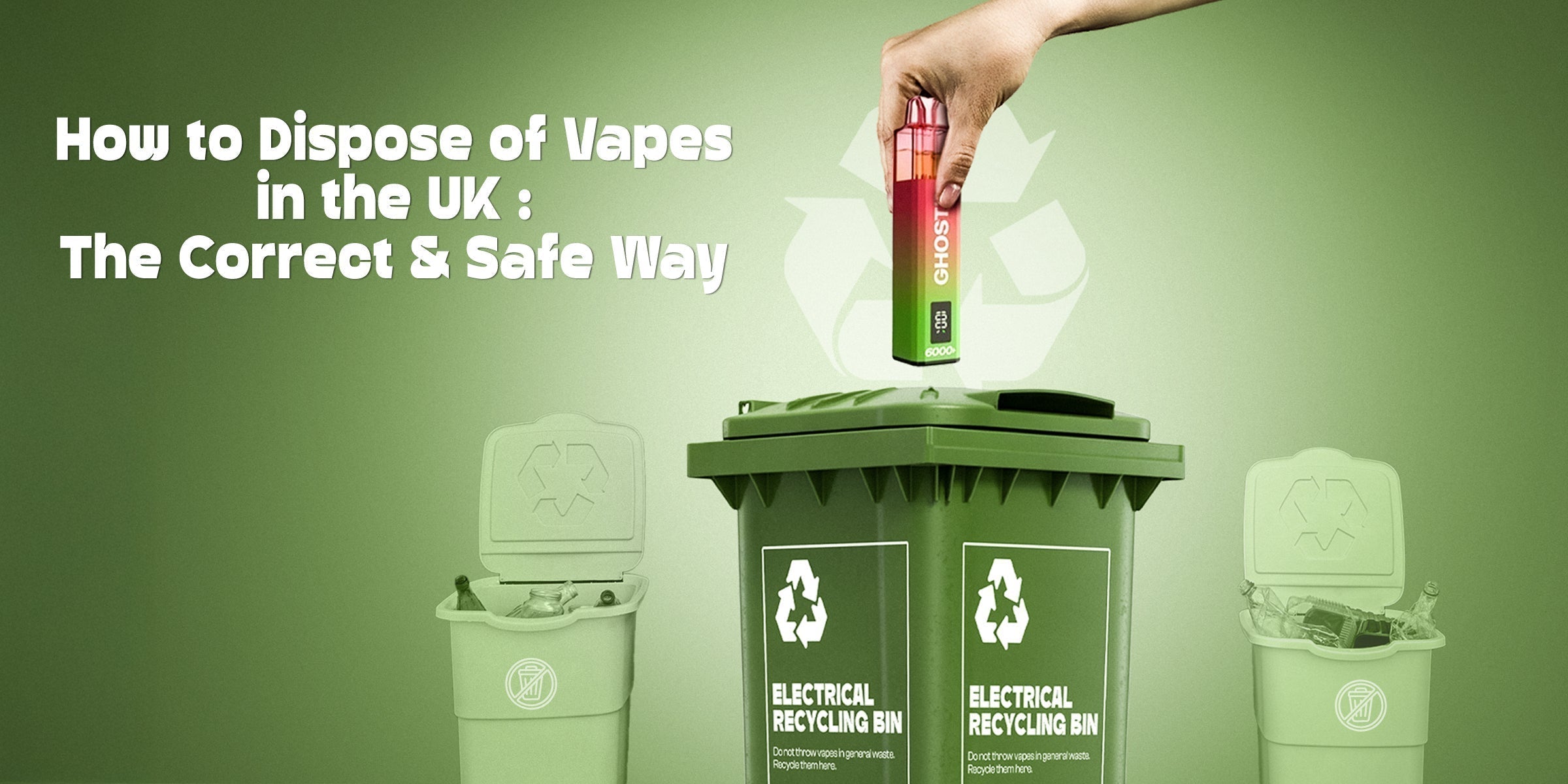 How to Dispose of Vapes in the UK (Don't Bin Them) How to Dispose of Vapes in the UK (Don't Bin Them)