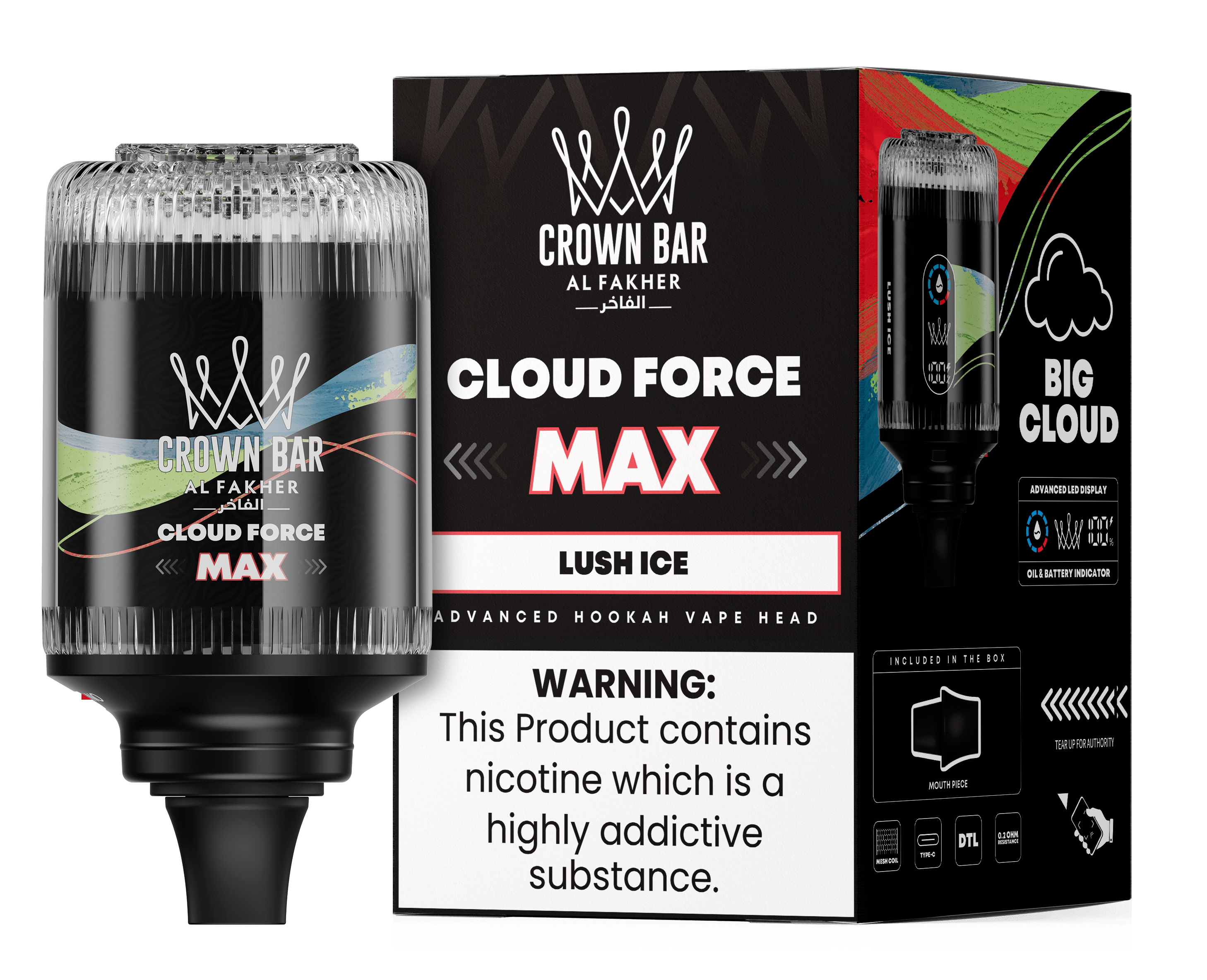 Al Fakher Cloud Force Max | Advanced Hookah Vape Head Al Fakher Cloud Force Max | Advanced Hookah Vape Head