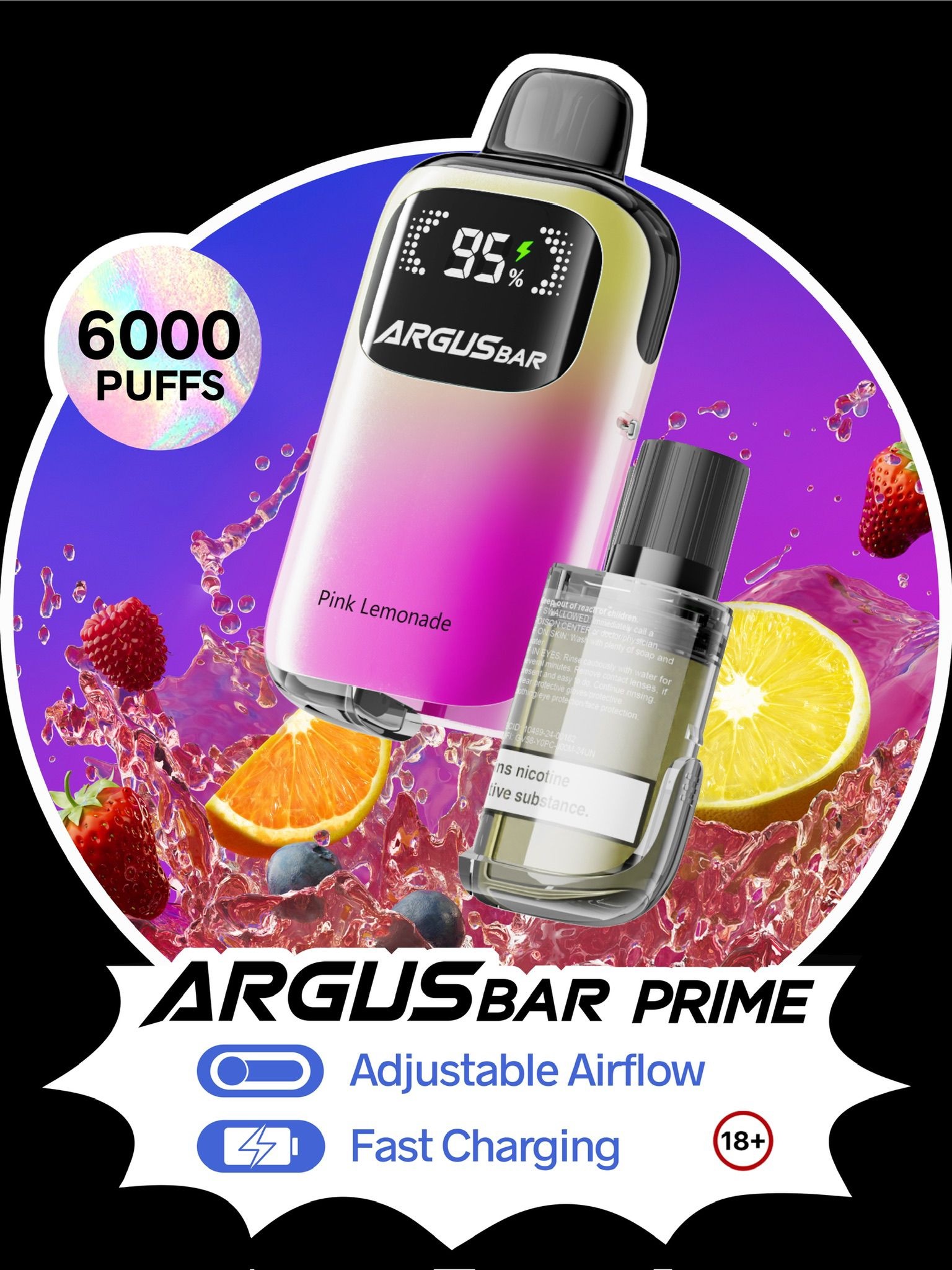 Argus Bar Prime 6K | 6000 Puffs Disposable Vape | 8.99 Argus Bar Prime 6K | 6000 Puffs Disposable Vape | 8.99