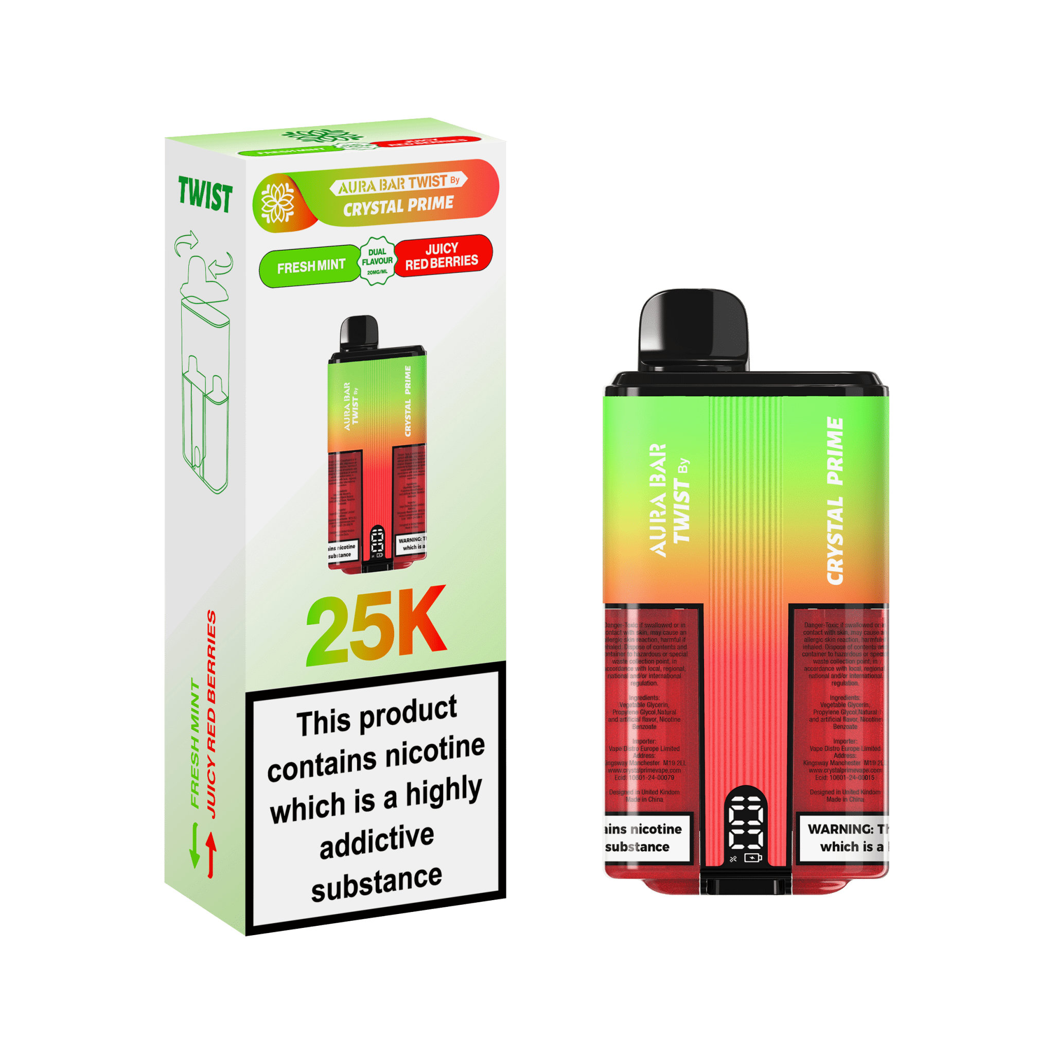 crystal prime vape flavours 7 Most Popular Flavours of Crystal Prime 7000 in the UK main image 0