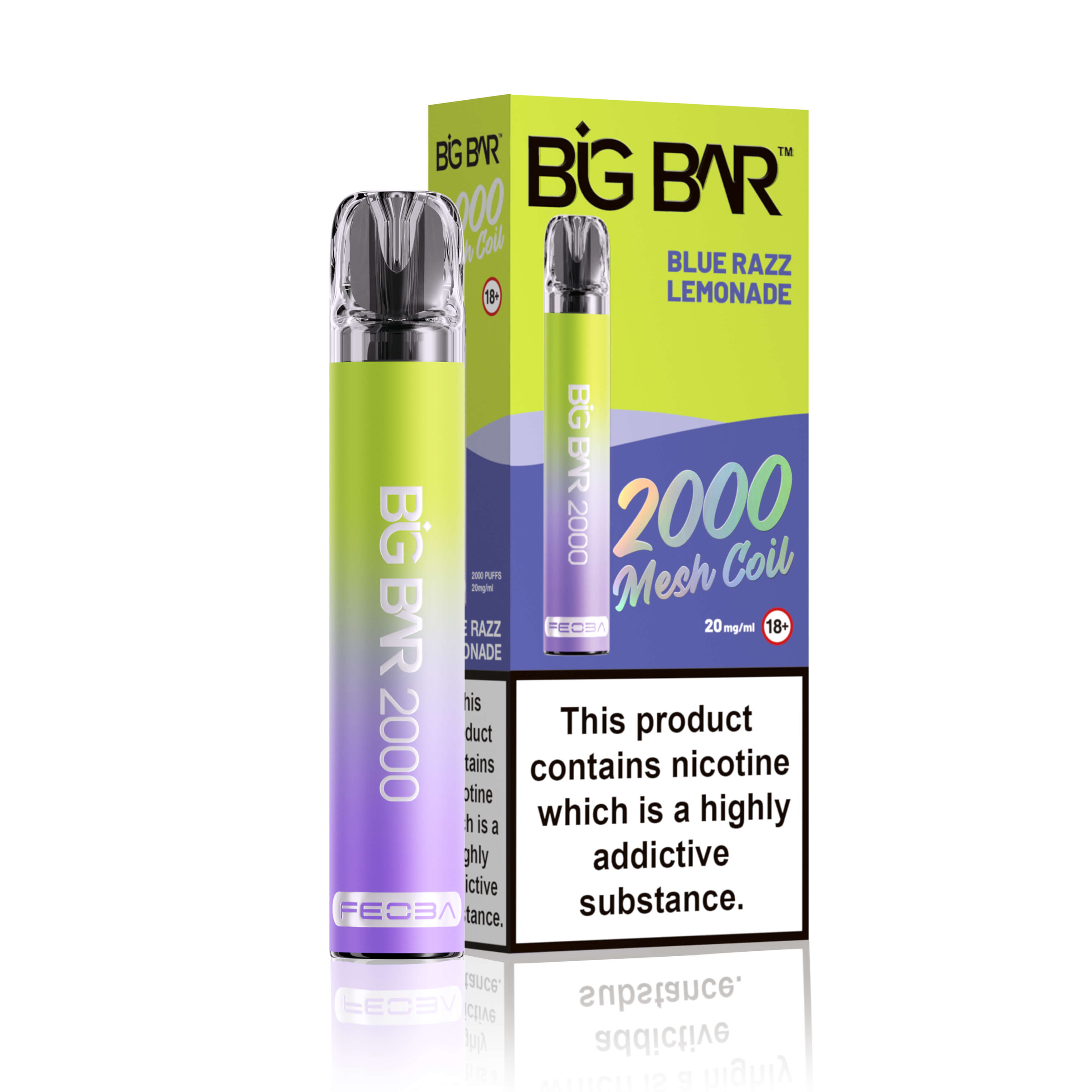 Feoba Big Bar 2000 | Big Bar 2000 Vape at 4.99 & 5 for 20 Feoba Big Bar 2000 | Big Bar 2000 Vape at 4.99 & 5 for 20