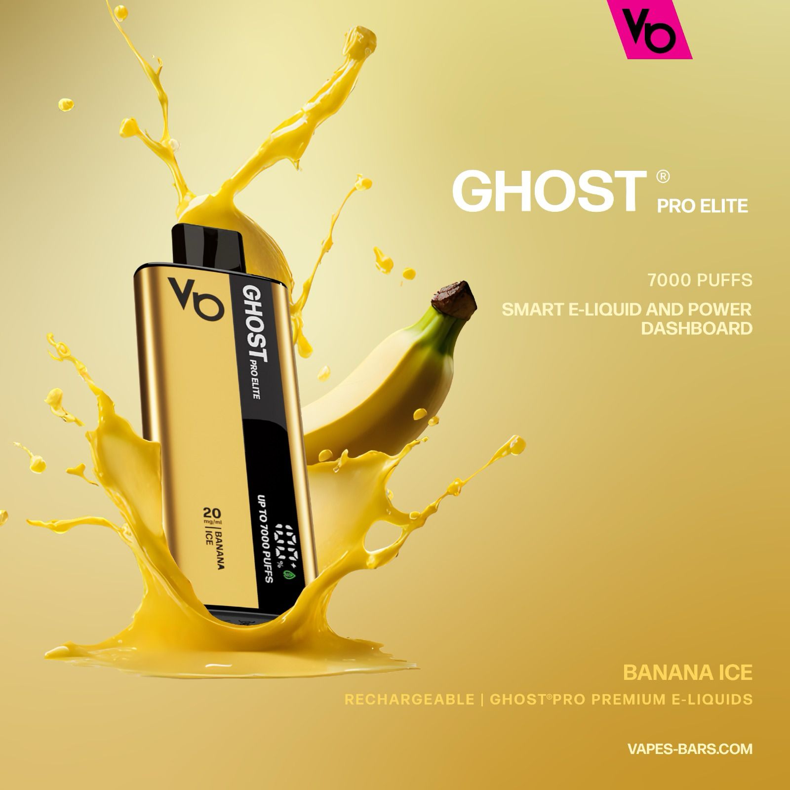Ghost Pro Elite 7000 Puffs Disposable Vape Device Ghost Pro Elite 7000 Puffs Disposable Vape Device