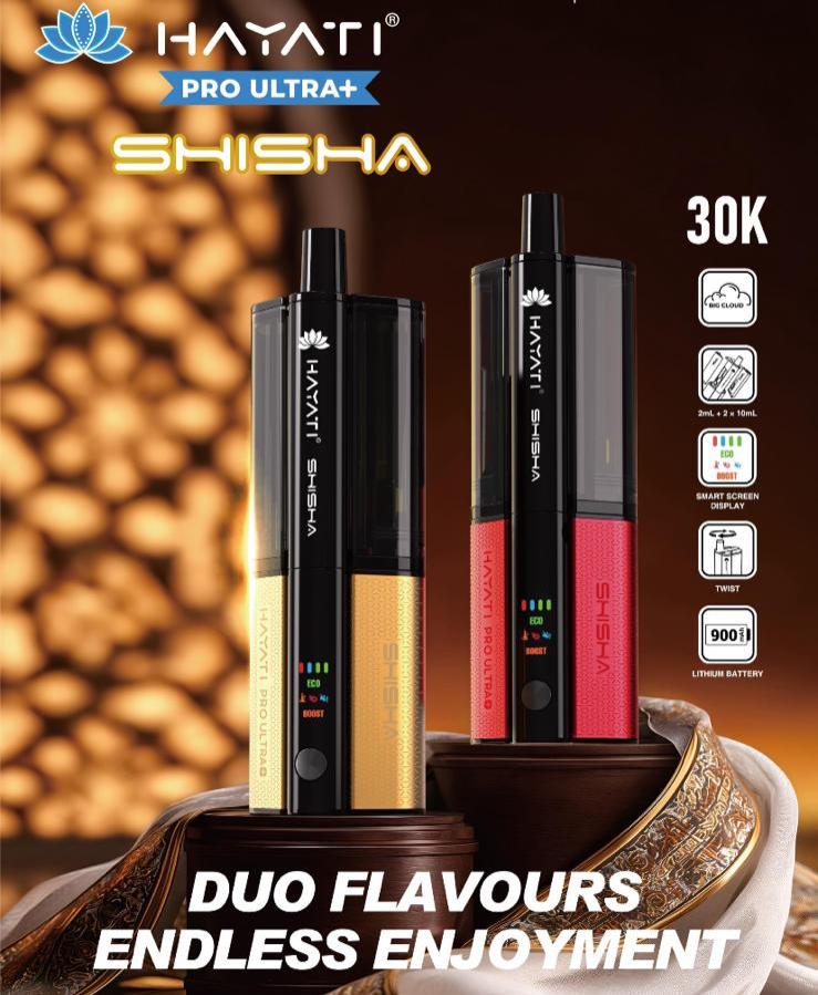 Hayati Pro Ultra Plus Shisha 30K Pods | 5.99 Only & 15% Off Hayati Pro Ultra Plus Shisha 30K Pods | 5.99 Only & 15% Off