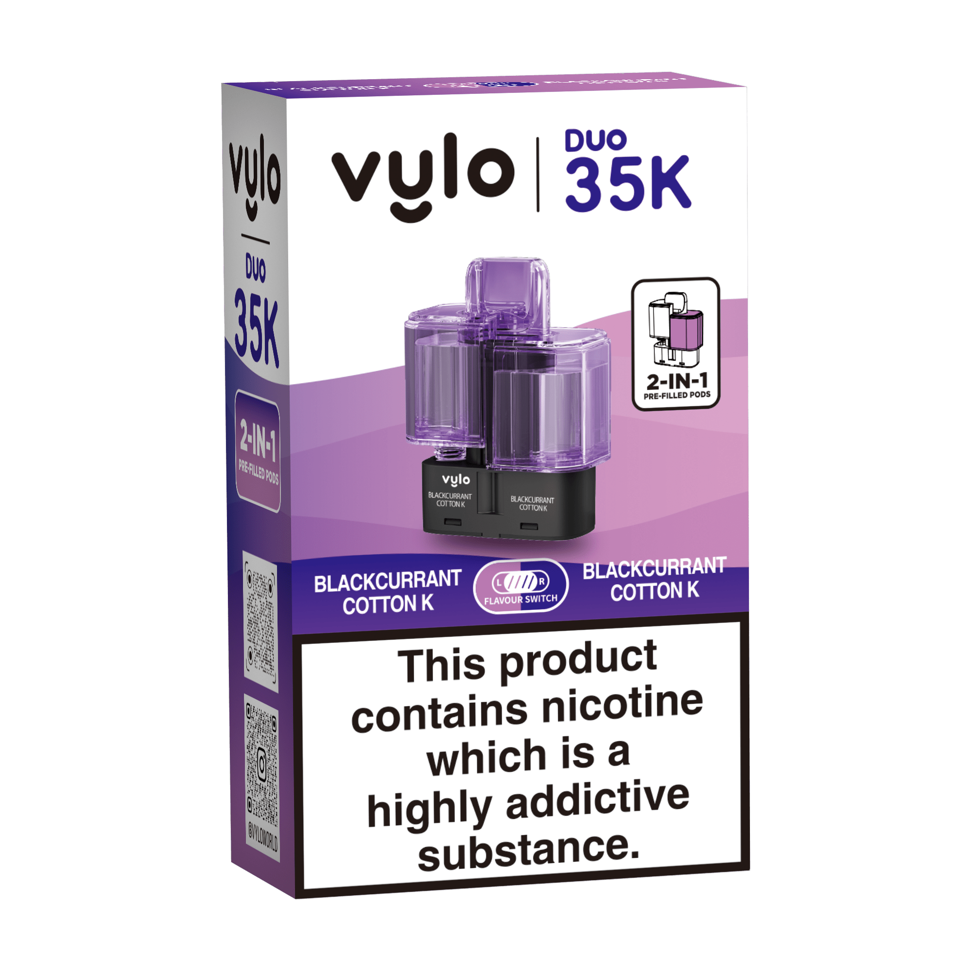Vylo Duo 35K 2 in 1 Vape Replacement Pod | Vylo Duo 35K Pods Vylo Duo 35K 2 in 1 Vape Replacement Pod | Vylo Duo 35K Pods