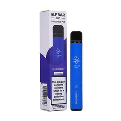 Elf Bar 600 Puffs Disposable Vape - Nicotine Free - Power Vape Shop