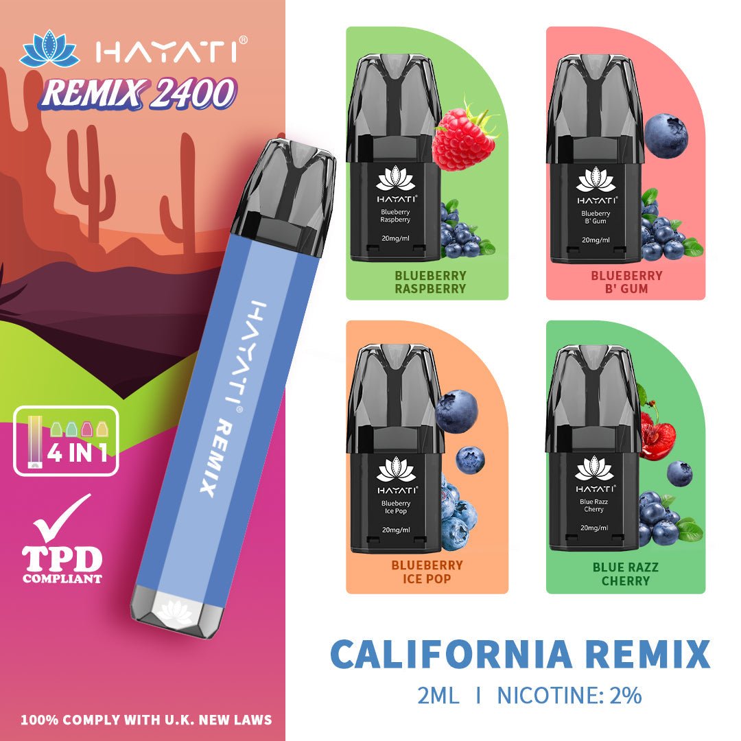 Disposable Hayati Remix Vape 2400 Puffs | Hayati Remix Flavour Edition Disposable Hayati Remix Vape 2400 Puffs | Hayati Remix Flavour Edition