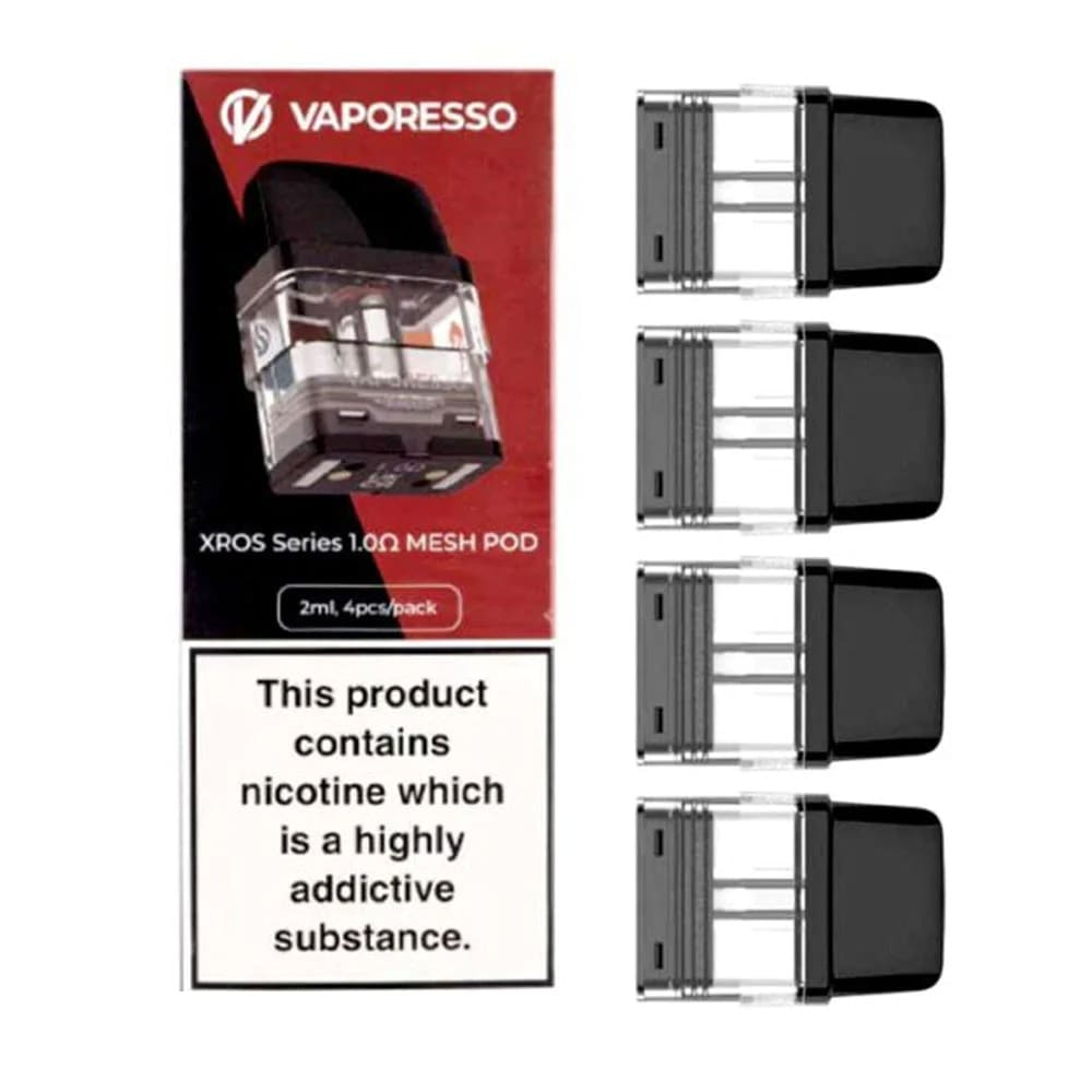 Vaporesso Xros Replacement Pods (Pack Of 4) Vaporesso Xros Replacement Pods (Pack Of 4)