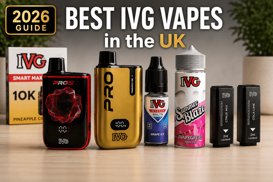 Best IVG Vapes in the UK 2026: Vape Kits, Flavours, Pods & Nicotine Guide - Power Vape Shop