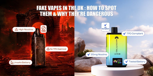 Fake Vapes in the UK: How to Spot Them & Why They’re Dangerous - Power Vape Shop