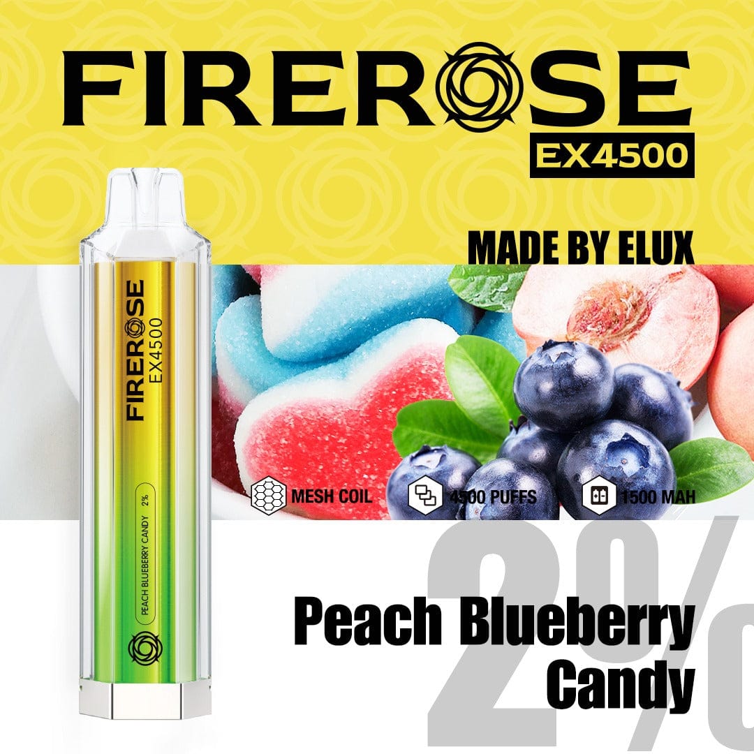 Elux FireRose ex4500 Disposable Vape Bar - Power Vape Shop