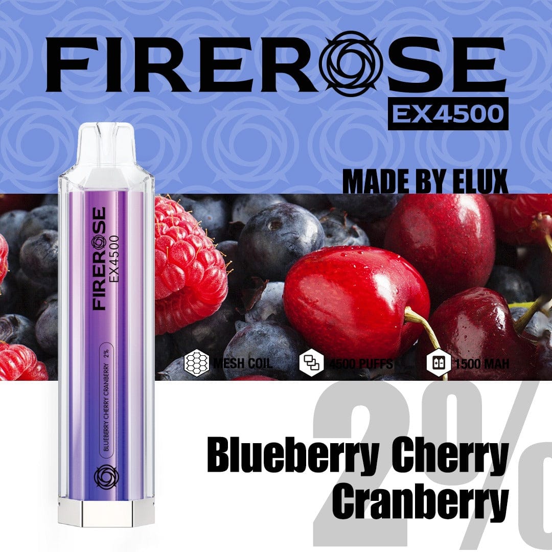 Elux FireRose ex4500 Disposable Vape Bar - Power Vape Shop