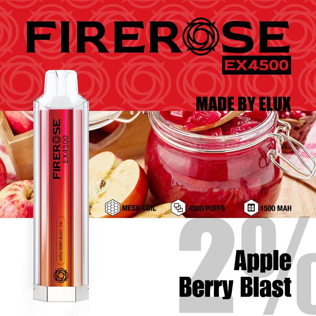 Elux FireRose ex4500 Disposable Vape Bar - Power Vape Shop