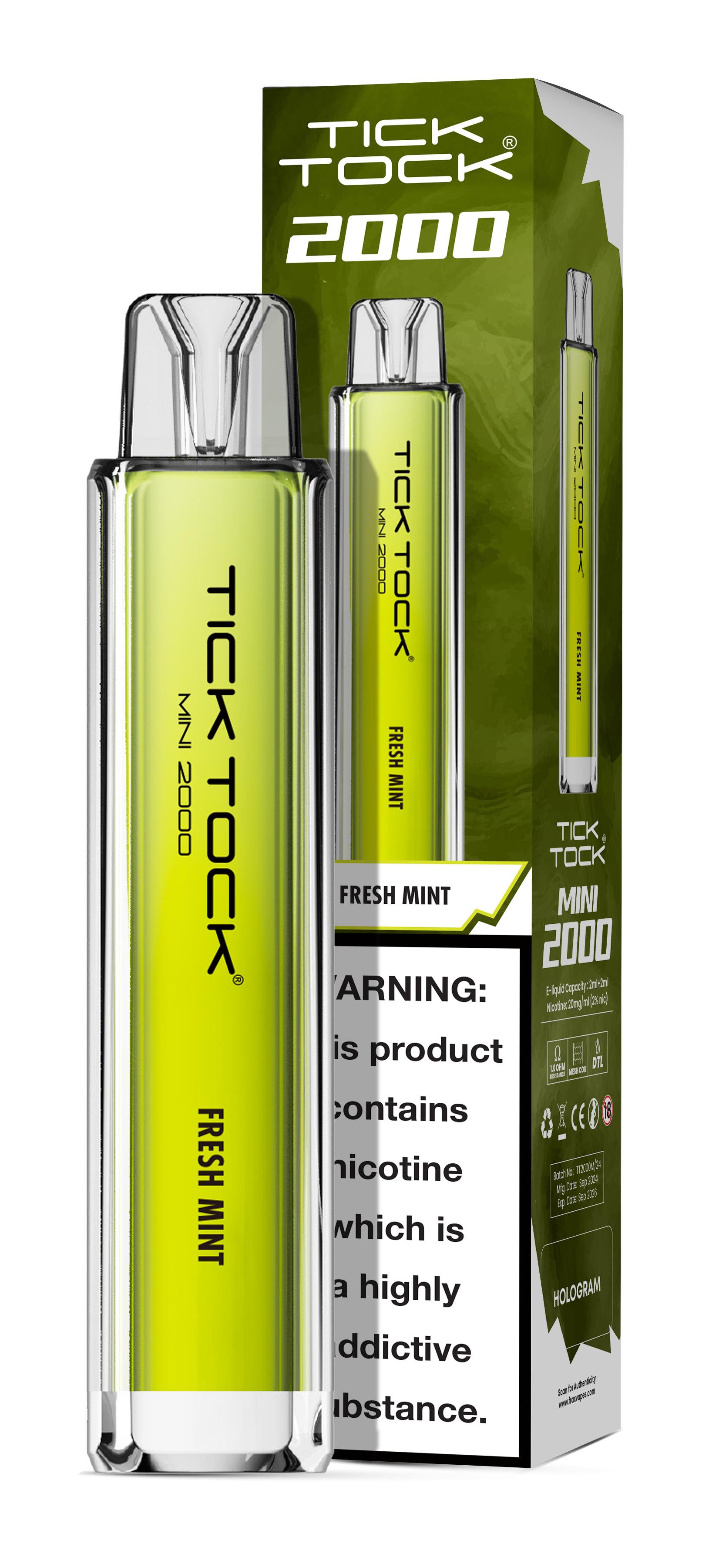 Tick Tock Mini 2000 Disposable Vape Tick Tock Mini 2000 Disposable Vape