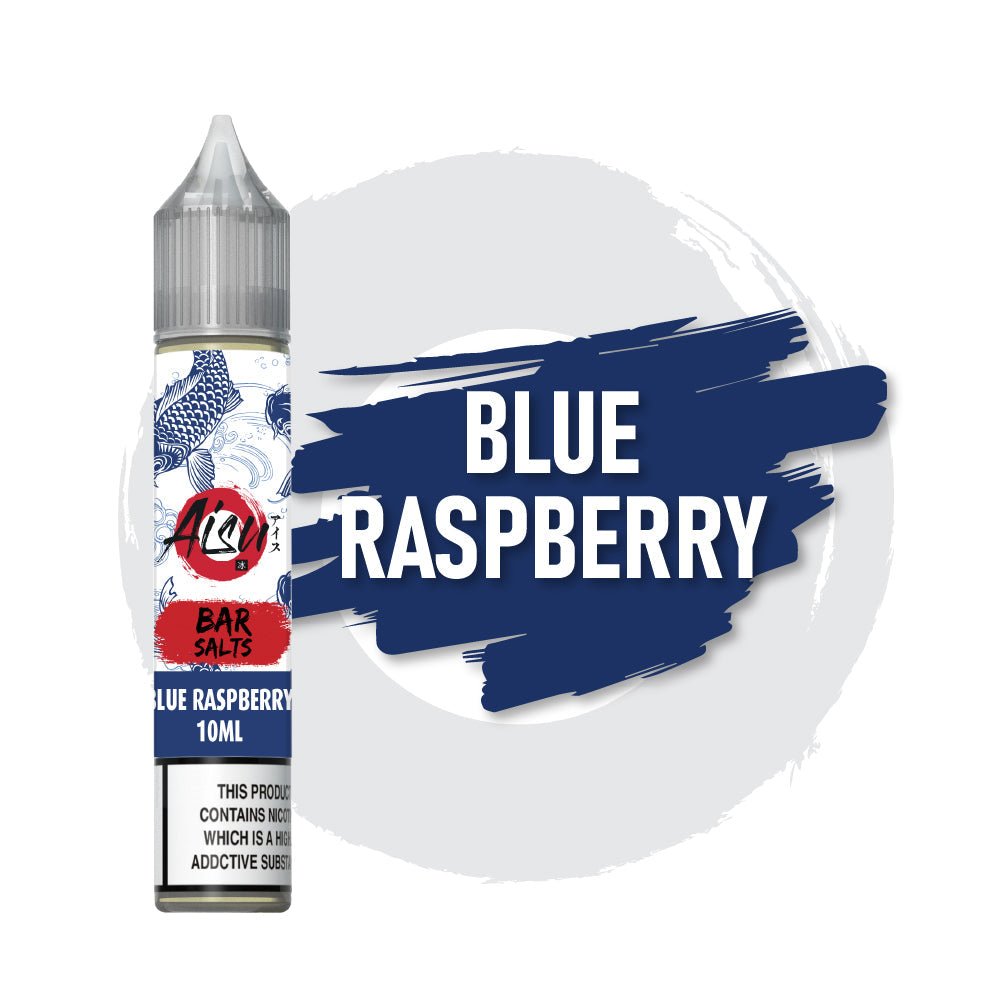 AISU Blue Raspberry 10ml BAR SALTS 50/50 - Power Vape Shop