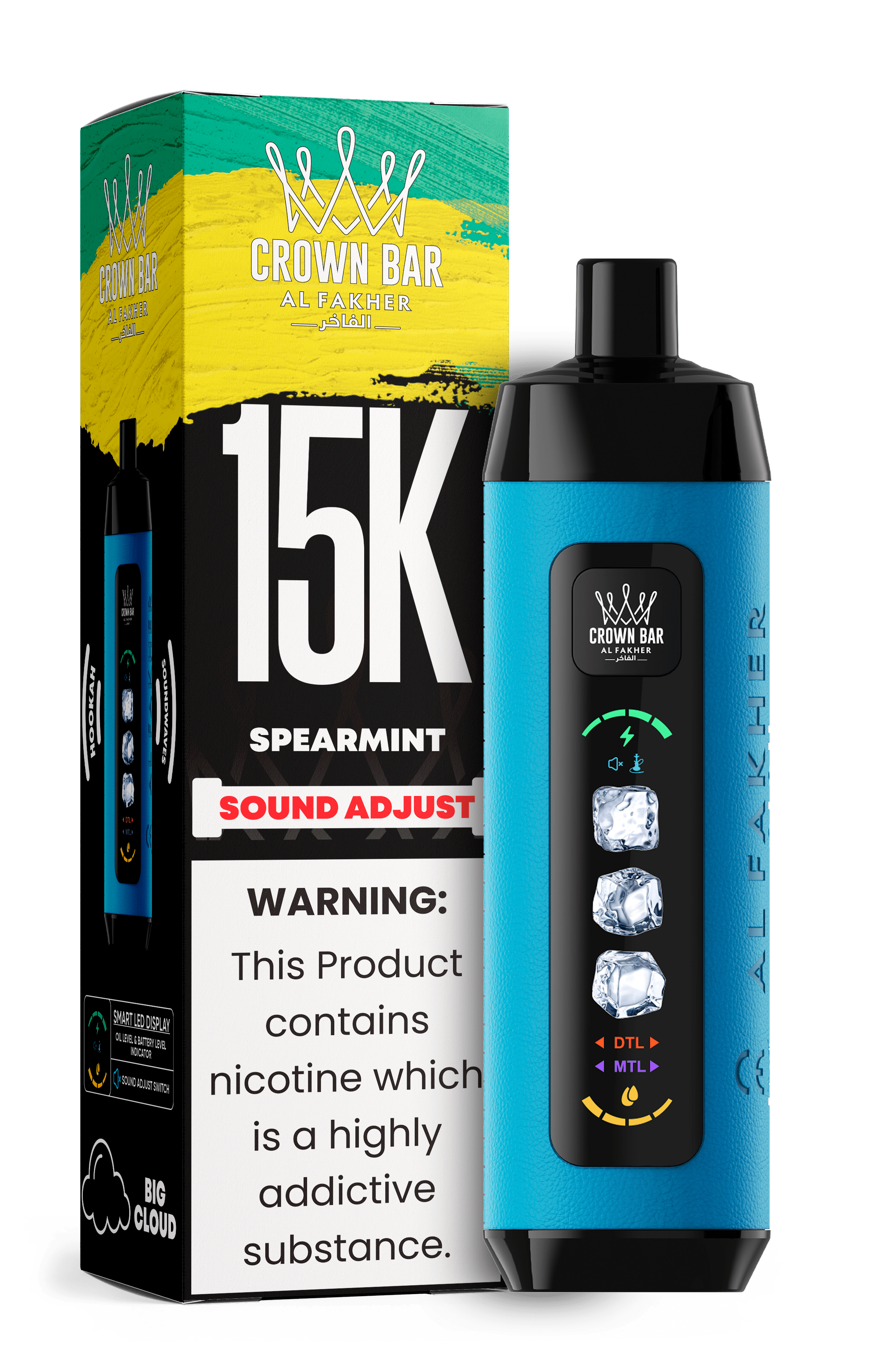 Al Fakher Crown Bar Al Fakher Crown Bar 15K Disposable Vape Al Fakher Crown Bar Al Fakher Crown Bar 15K Disposable Vape