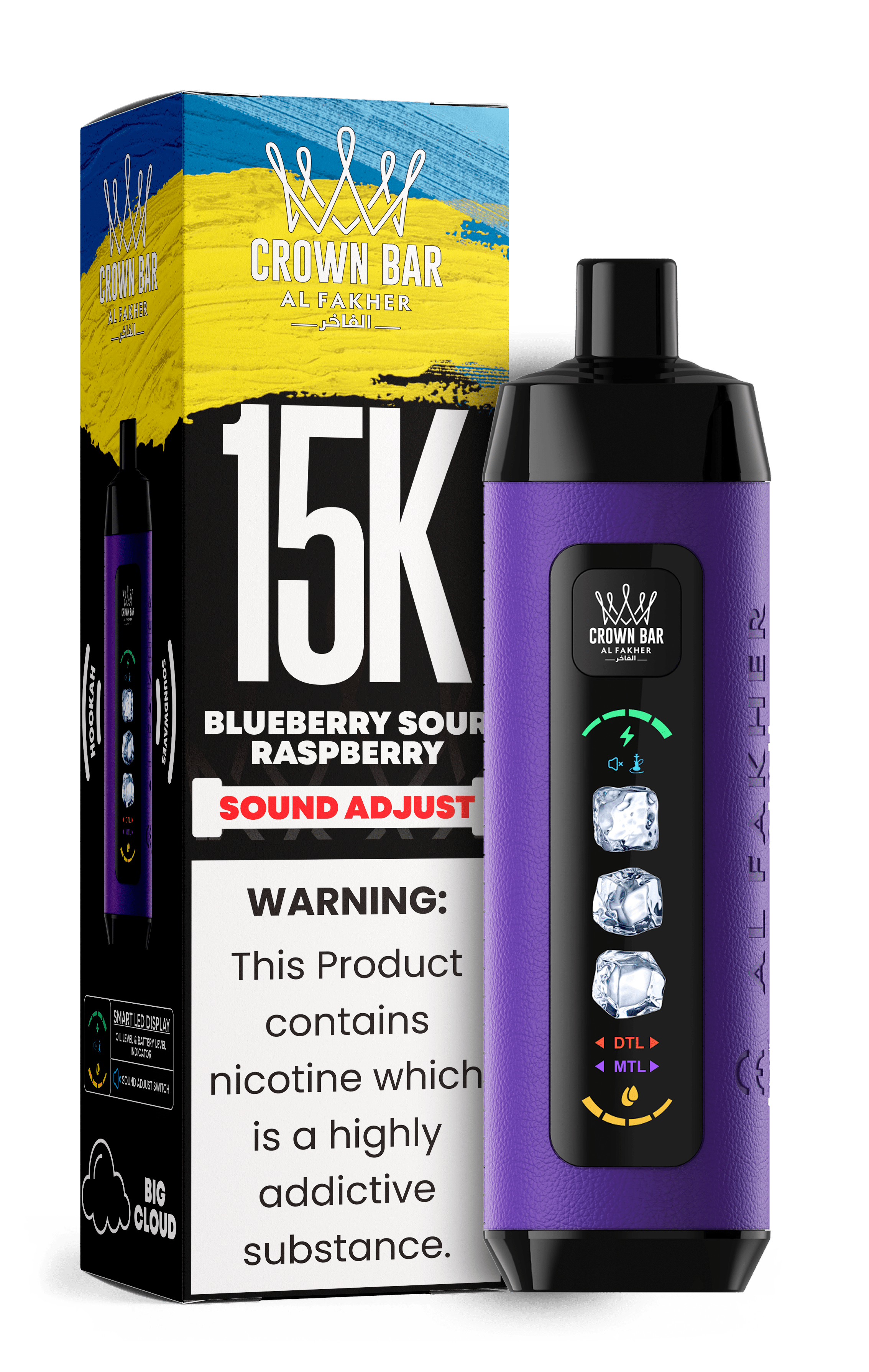 Al Fakher Crown Bar 15k Disposable Vape | Sound Wave - Power Vape Shop