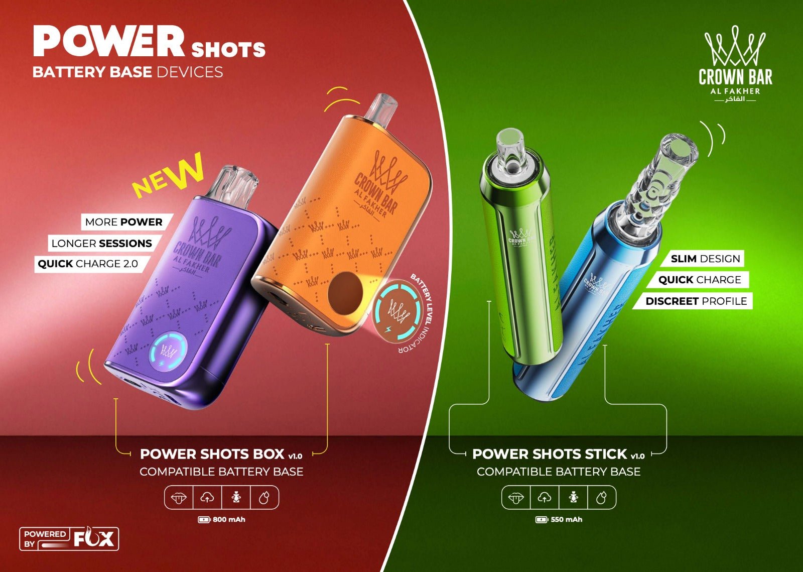 Al Fakher Crown Bar 800 Prefilled Pods - Power Vape Shop