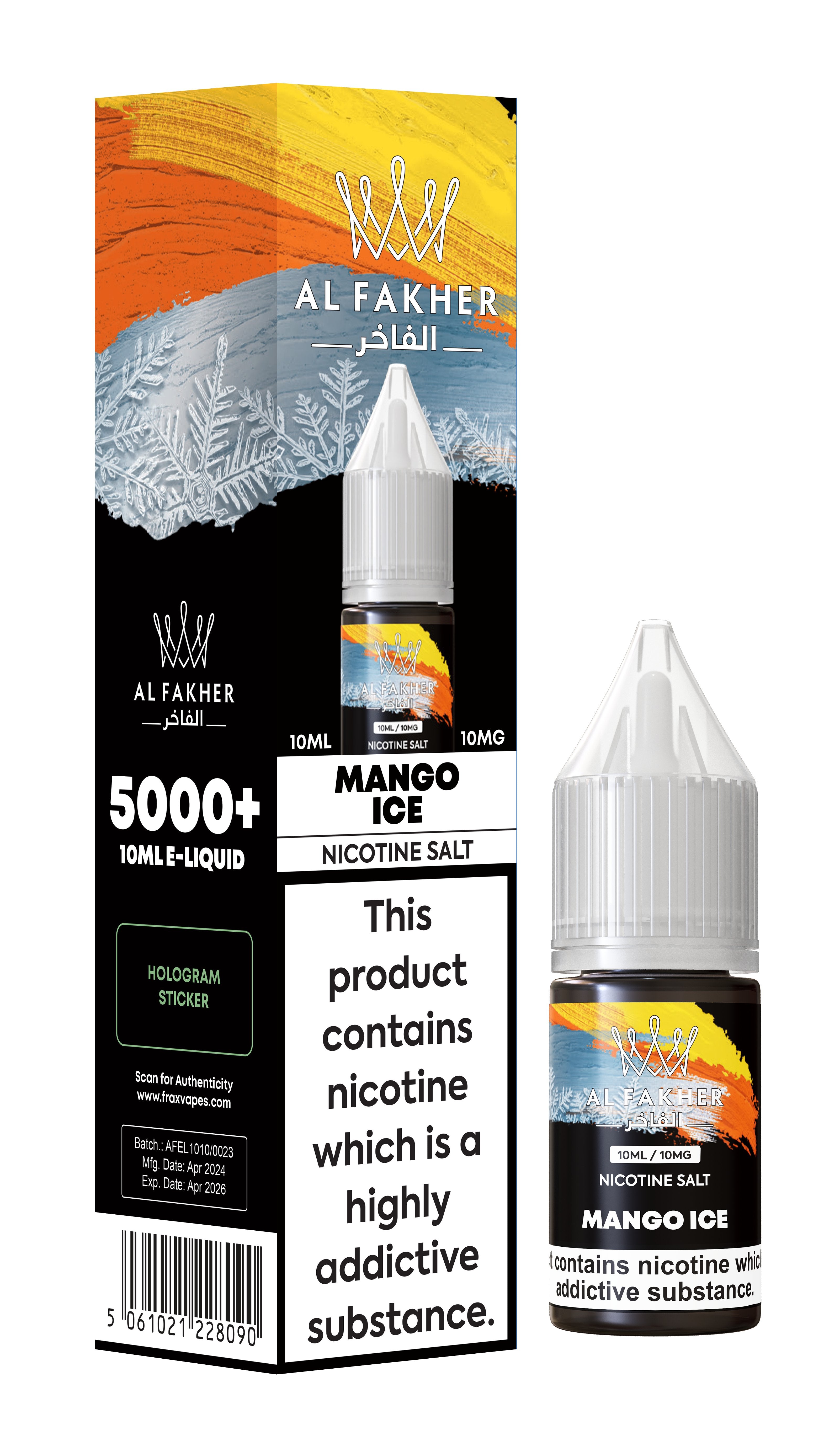 Al Fakher Mango Ice Nic Salt 10ml - Power Vape Shop