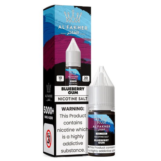 Al Fakher Nic Salt - Al Fakher Blueberry Gum Nic Salt 10ml - Power Vape Shop