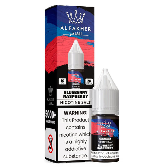 Al Fakher Nic Salt - Al fakher Blueberry Raspberry Nic Salt 10ml - Power Vape Shop