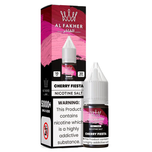 Al Fakher Nic Salt - Al Fakher Cherry Fiesta Nic Salt 10ml - Power Vape Shop