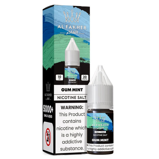 Al Fakher Nic Salt - Al Fakher Gum Mint Nic Salt 10ml - Power Vape Shop