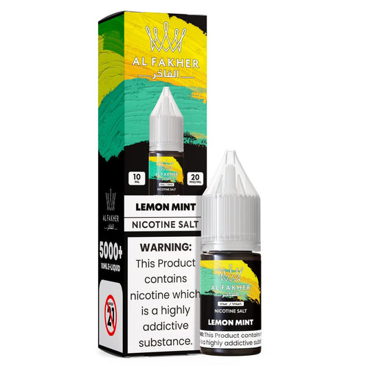 Al Fakher Nic Salt - Al Fakher Lemon Mint Nic Salt 10ml - Power Vape Shop