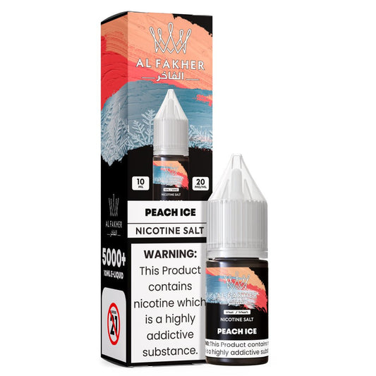 Al Fakher Nic Salt - Al Fakher Peach Ice Nic Salt 10ml - Power Vape Shop