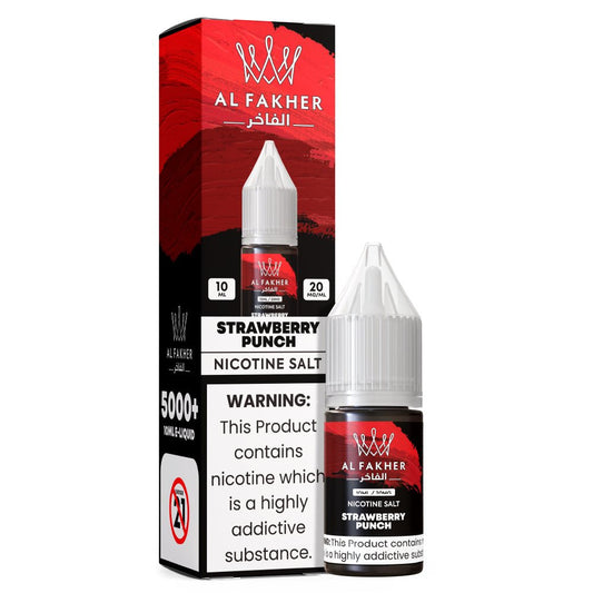 Al Fakher Nic Salt - Al Fakher Strawberry Punch Nic Salt 10ml - Power Vape Shop