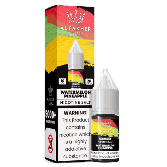 Al Fakher Nic Salt - Al fakher Watermelon Pineapple Nic Salt 10ml - Power Vape Shop
