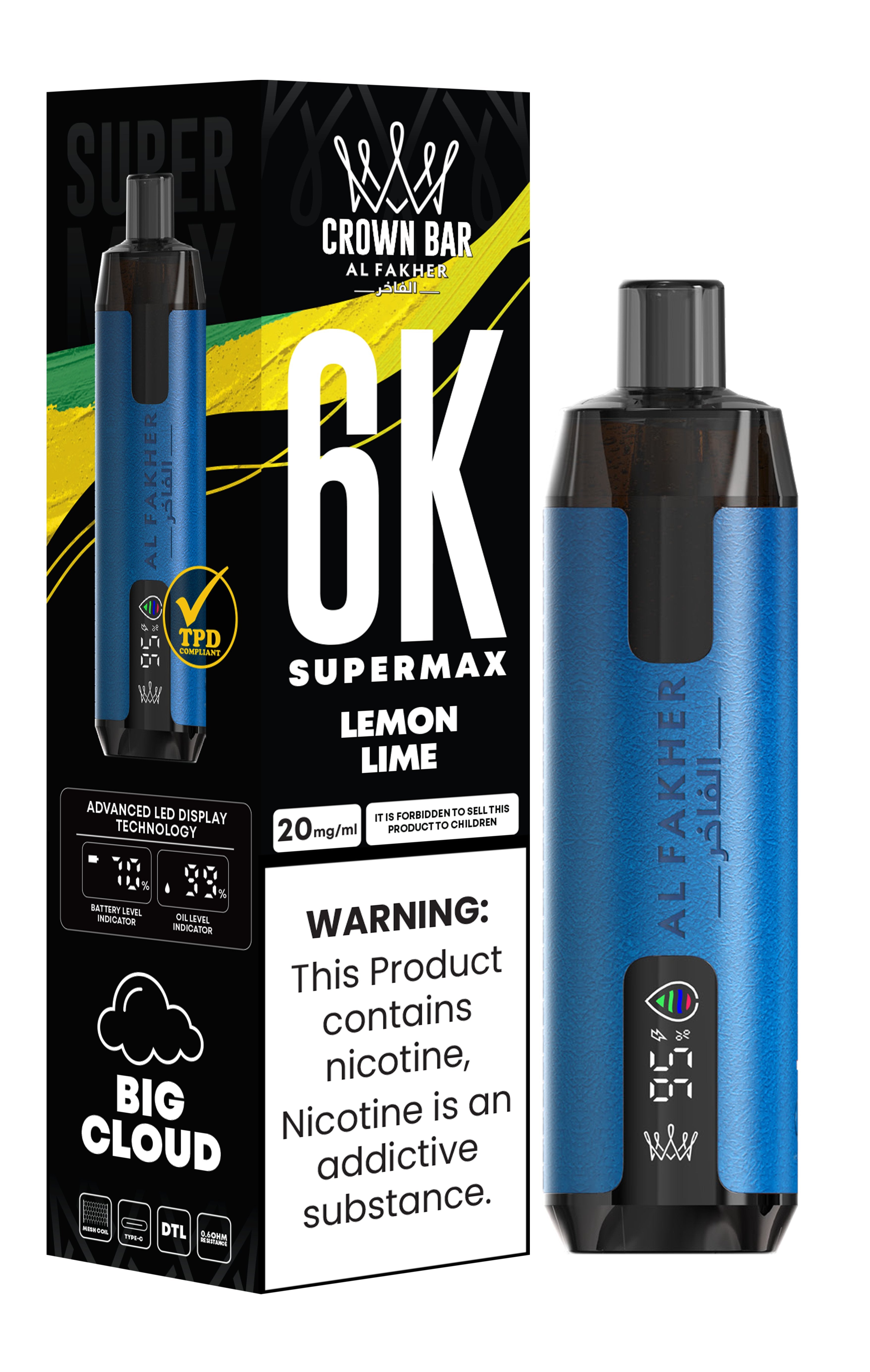 Al Fakher Supermax 6000 Puff Vape | Al Fakher Supermax 6000 Al Fakher Supermax 6000 Puff Vape | Al Fakher Supermax 6000