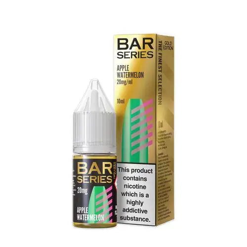 Apple Watermelon Nic Salt E - Liquid by Bar Series Gold Edition 10ml - Power Vape Shop