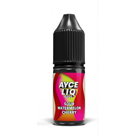Ayce Liq 5000 Bar Salts 10ml Sour Watermelon Cherry 5mg - Power Vape Shop