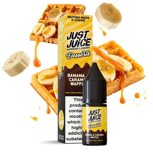 Banana Caramel Waffle Nic Salt by Just Juice 10ml - Power Vape Shop