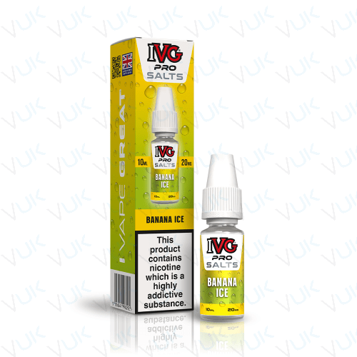 Banana Ice E-Liquid by IVG Pro Salts - Power Vape Shop