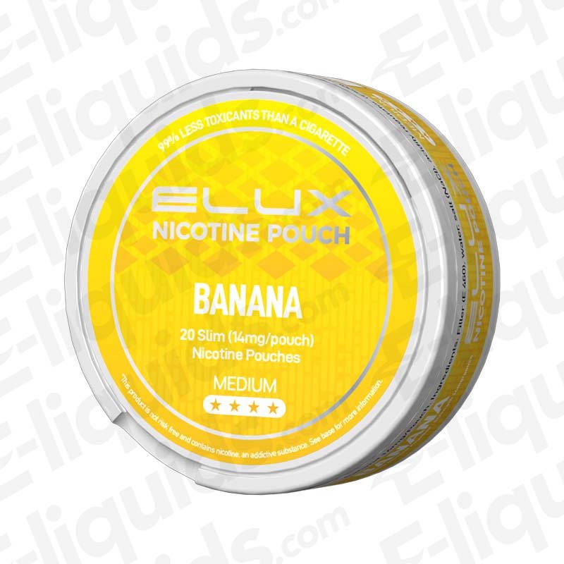 Banana Ice Nicotine Pouches by Elux - Power Vape Shop