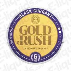 Blackcurrant Gold Rush Nicotine Pouches by Gold Bar - Power Vape Shop