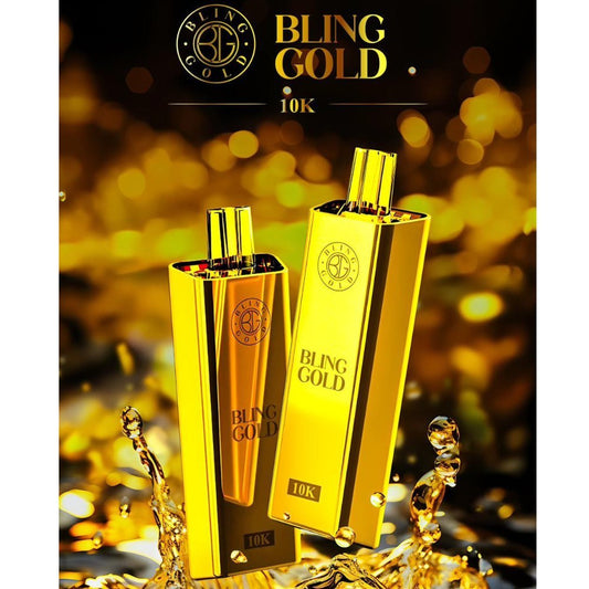 Bling Gold 10k Disposable Vape - Power Vape Shop