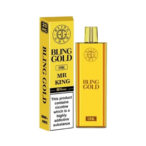 Bling Gold 10k Disposable Vape - Power Vape Shop