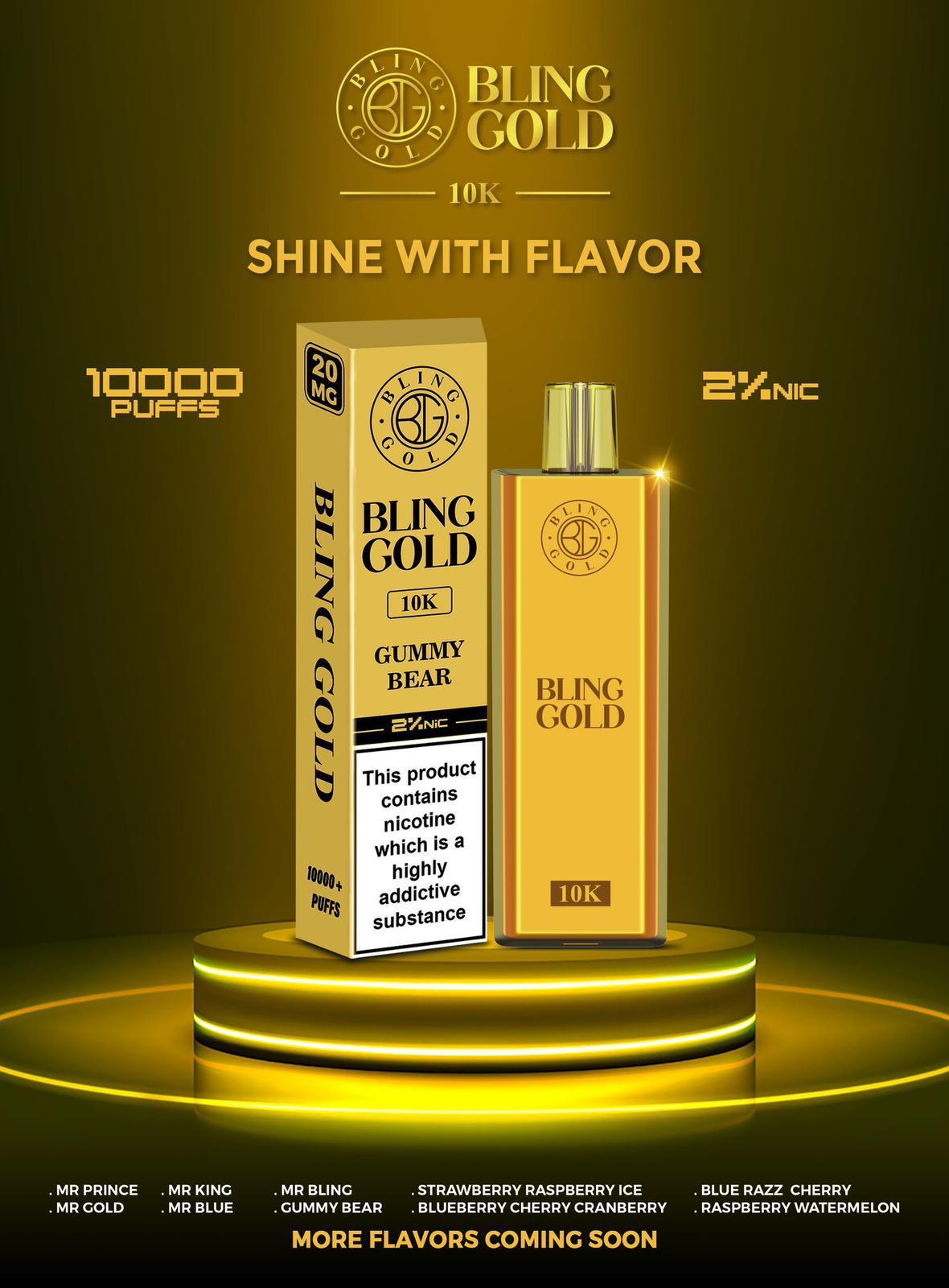 gold bar 10k vape Elfbar Raya D1 Black Gold Edition Super Berries- 10k Puffs main image 0