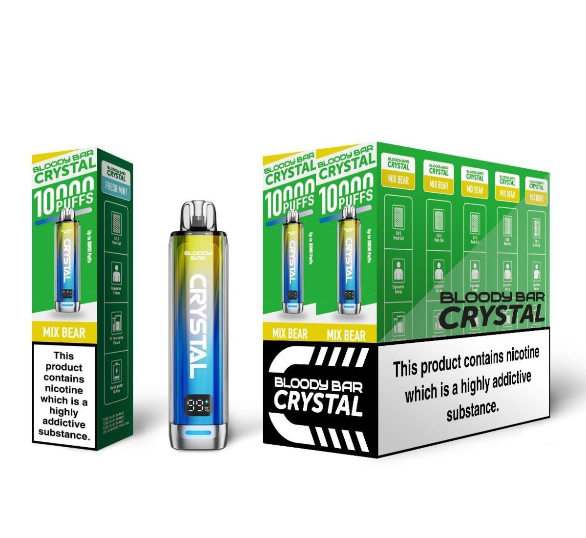 Bloody Bar Crystal 10k Disposable Vape - Power Vape Shop