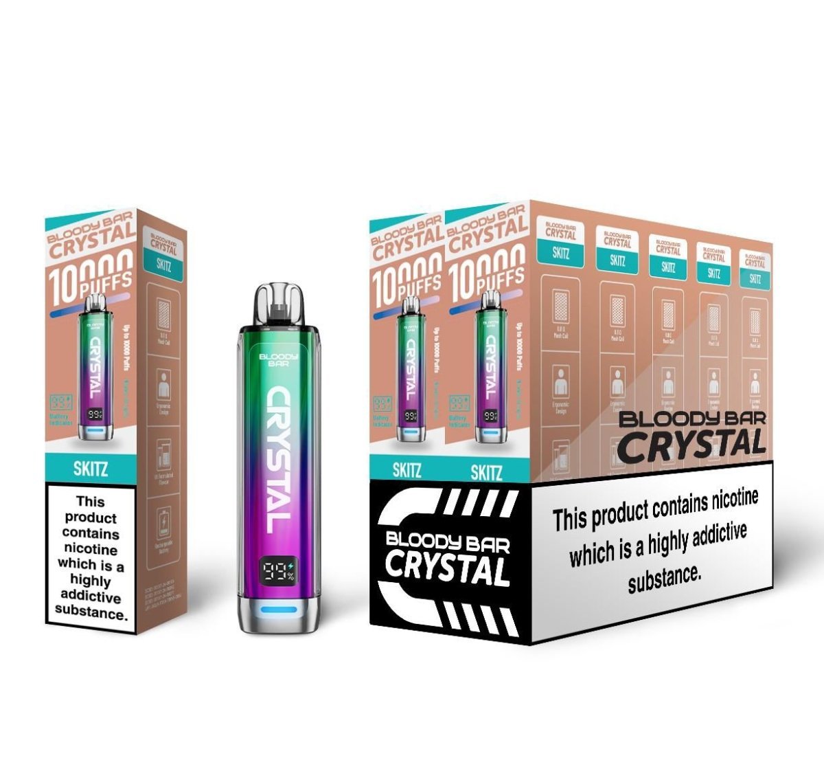 Bloody Bar Crystal 10k Disposable Vape - Power Vape Shop