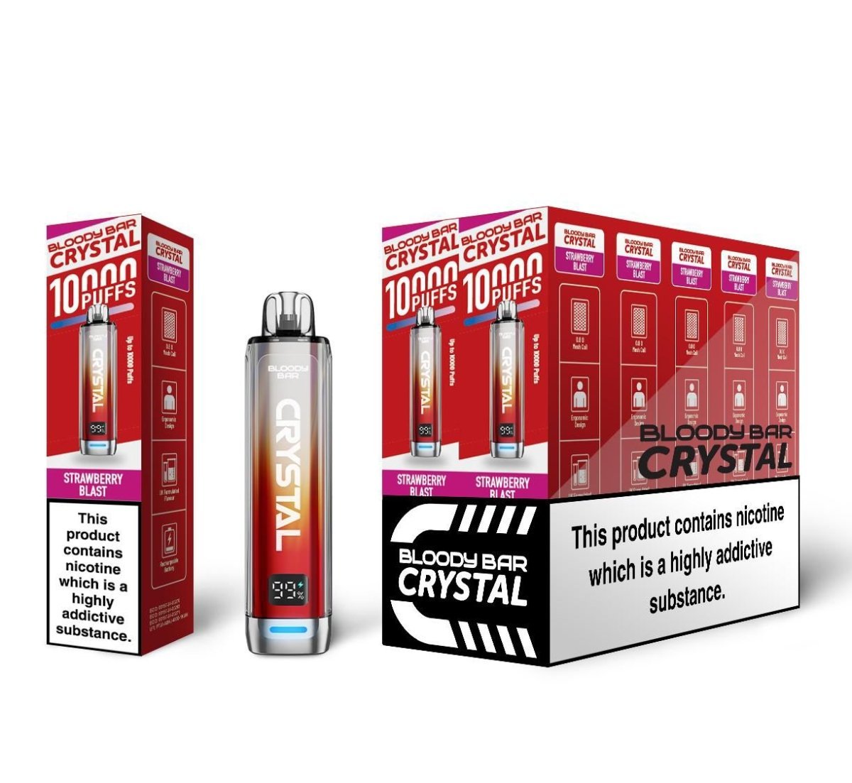 Bloody Bar Crystal 10k Disposable Vape - Power Vape Shop