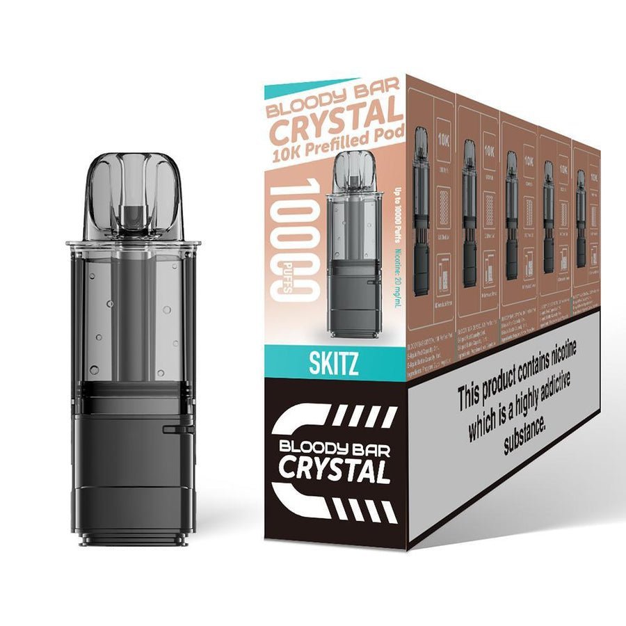 Bloody Bar Crystal 10k Replacement Pods - Power Vape Shop