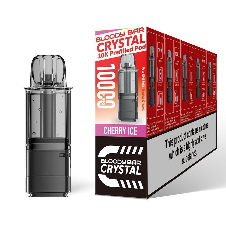 Bloody Bar Crystal 10k Replacement Pods - Power Vape Shop