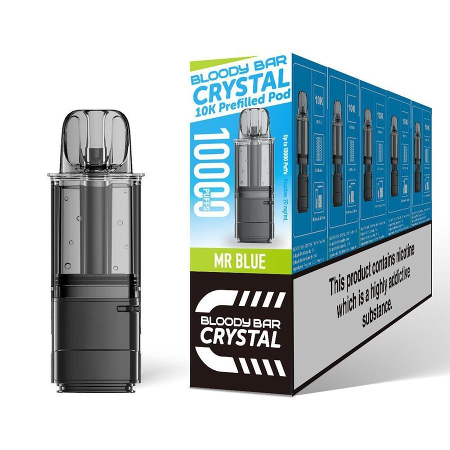 Bloody Bar Crystal 10k Replacement Pods - Power Vape Shop