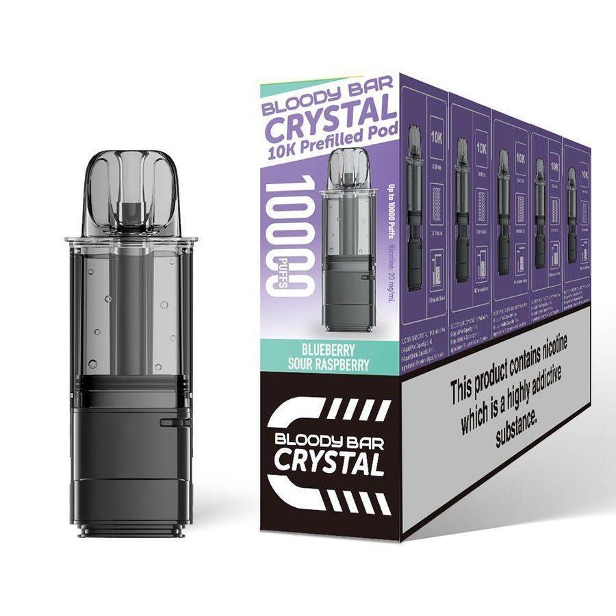 Bloody Bar Crystal 10k Replacement Pods - Power Vape Shop