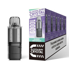 Bloody Bar Crystal 10k Replacement Pods - Power Vape Shop
