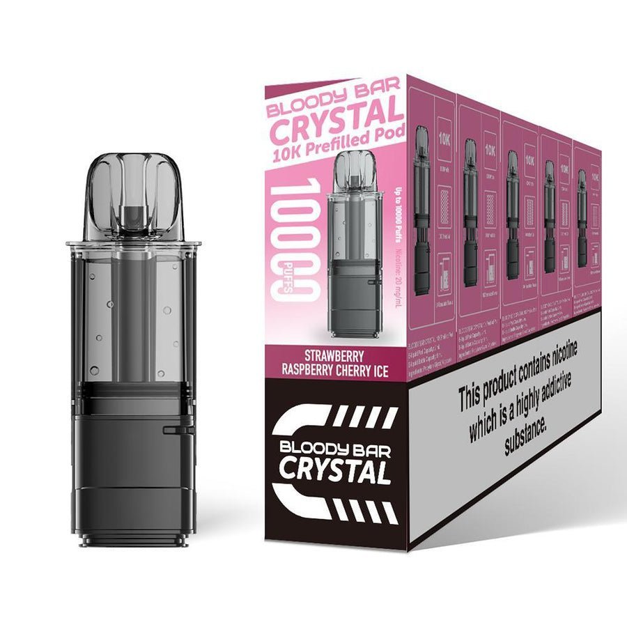 Bloody Bar Crystal 10k Replacement Pods - Power Vape Shop