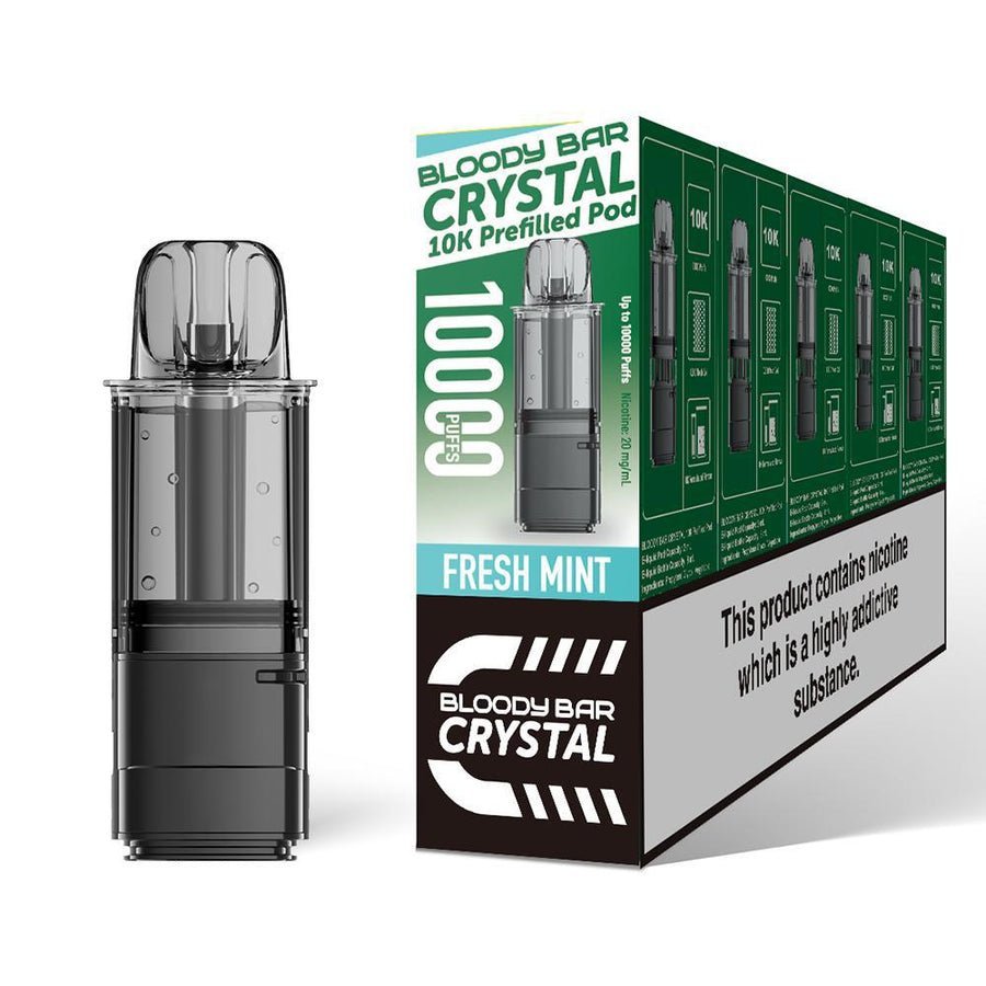Bloody Bar Crystal 10k Replacement Pods - Power Vape Shop